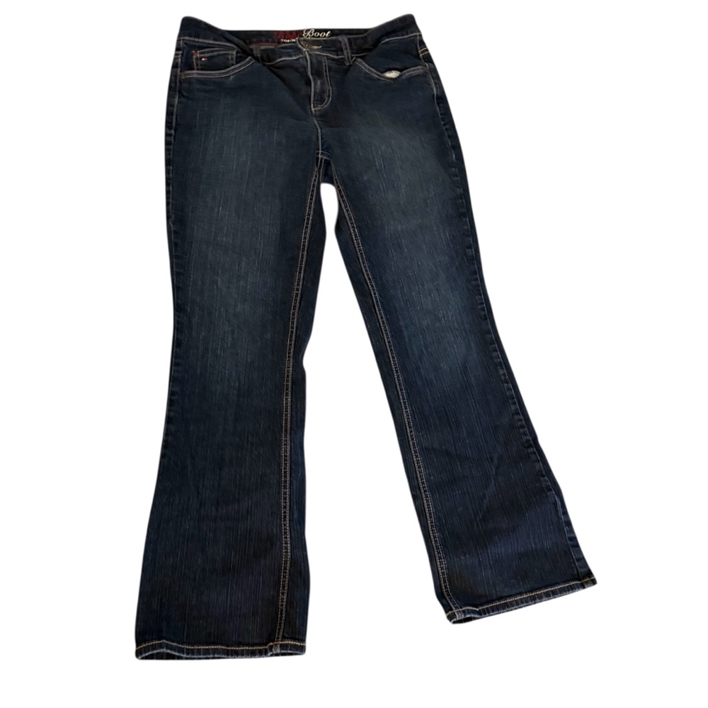 Tommy Hilfiger Navy  cut bootJeans